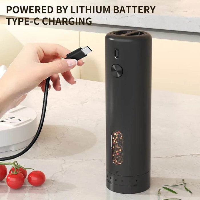 Rechargeable Electric Pepper Grinder - eZthings USA WE SORT ALL THE CRAZIEST GADGETS, GIZMOS, TOYS & TECHNOLOGY, SO YOU DON'T HAVE TO.