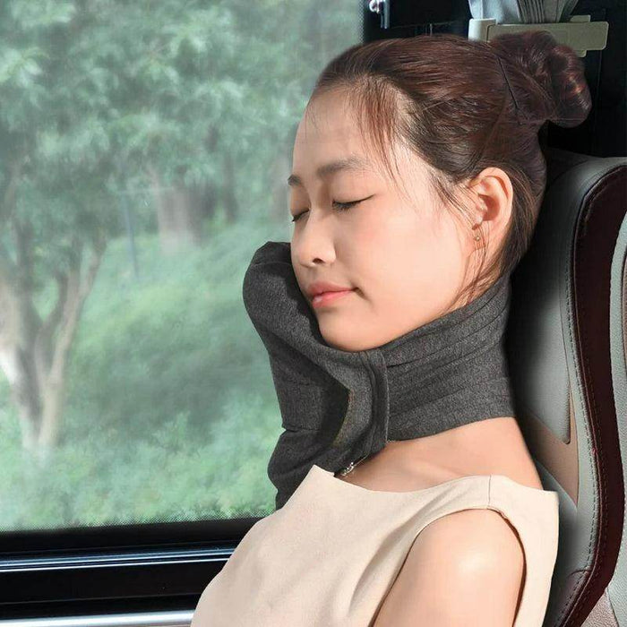 Memory Foam Travel Pillow for Sleeping - eZthings USA WE SORT ALL THE CRAZIEST GADGETS, GIZMOS, TOYS & TECHNOLOGY, SO YOU DON'T HAVE TO.