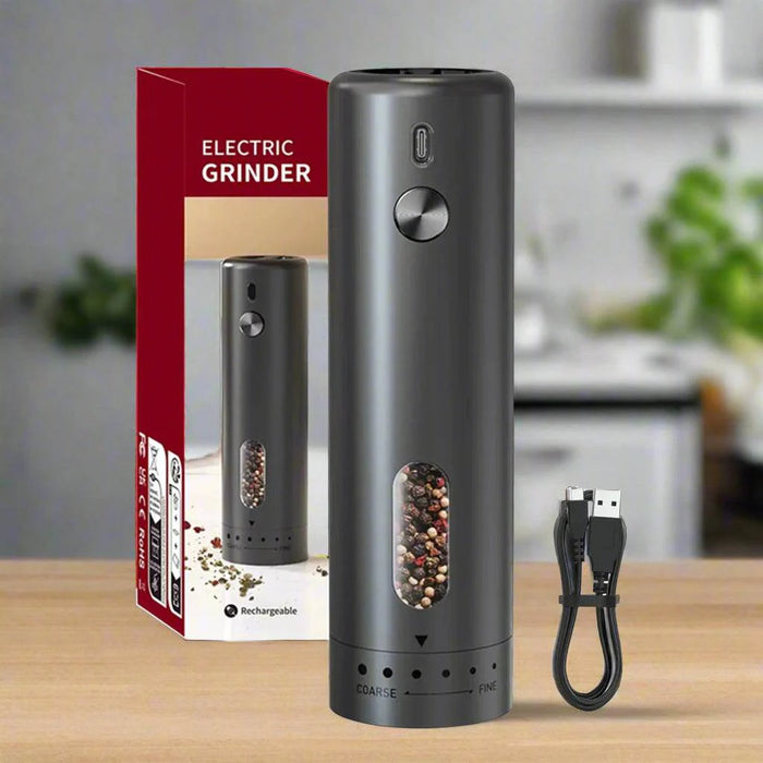 Rechargeable Electric Pepper Grinder - eZthings USA WE SORT ALL THE CRAZIEST GADGETS, GIZMOS, TOYS & TECHNOLOGY, SO YOU DON'T HAVE TO.