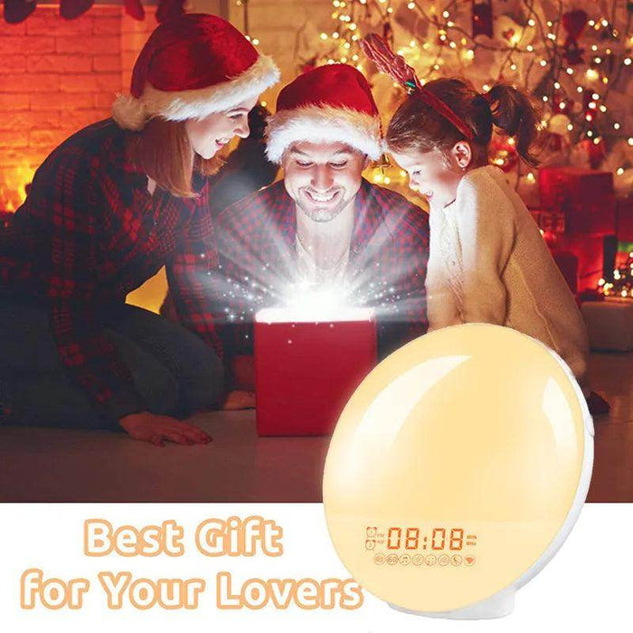 Wake Up Sunrise Simulation Alarm Clock - eZthings USA WE SORT ALL THE CRAZIEST GADGETS, GIZMOS, TOYS & TECHNOLOGY, SO YOU DON'T HAVE TO.
