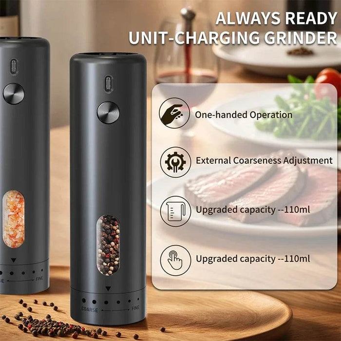 Rechargeable Electric Pepper Grinder - eZthings USA WE SORT ALL THE CRAZIEST GADGETS, GIZMOS, TOYS & TECHNOLOGY, SO YOU DON'T HAVE TO.