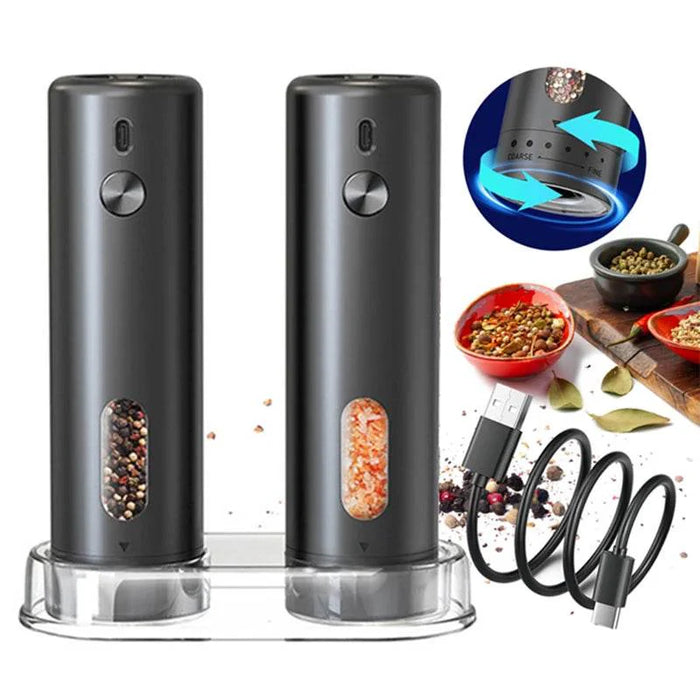 Rechargeable Electric Pepper Grinder - eZthings USA WE SORT ALL THE CRAZIEST GADGETS, GIZMOS, TOYS & TECHNOLOGY, SO YOU DON'T HAVE TO.