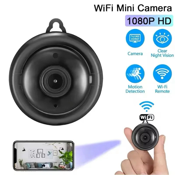 Mini WiFi Indoor Security Camera - eZthings USA WE SORT ALL THE CRAZIEST GADGETS, GIZMOS, TOYS & TECHNOLOGY, SO YOU DON'T HAVE TO.