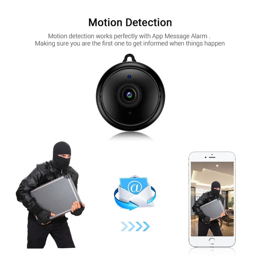 Mini WiFi Indoor Security Camera - eZthings USA WE SORT ALL THE CRAZIEST GADGETS, GIZMOS, TOYS & TECHNOLOGY, SO YOU DON'T HAVE TO.