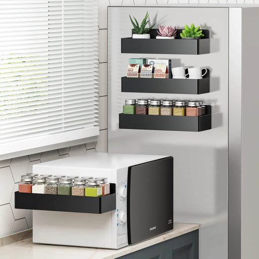 Magnetic Spice Rack Set for Refrigerator - eZthings USA WE SORT ALL THE CRAZIEST GADGETS, GIZMOS, TOYS & TECHNOLOGY, SO YOU DON'T HAVE TO.