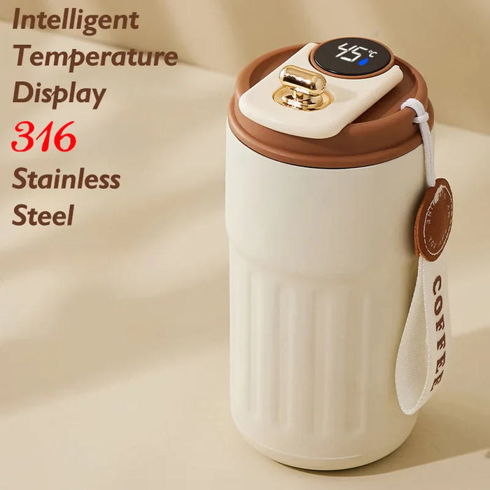 🌡️ Smart LED Thermos Bottle – Stainless Steel Travel Flask - eZthings USA WE SORT ALL THE CRAZIEST GADGETS, GIZMOS, TOYS & TECHNOLOGY, SO YOU DON'T HAVE TO.