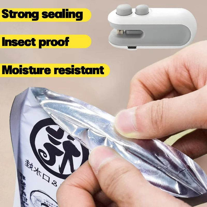 Mini Bag Sealer 2-in-1 - eZthings USA WE SORT ALL THE CRAZIEST GADGETS, GIZMOS, TOYS & TECHNOLOGY, SO YOU DON'T HAVE TO.