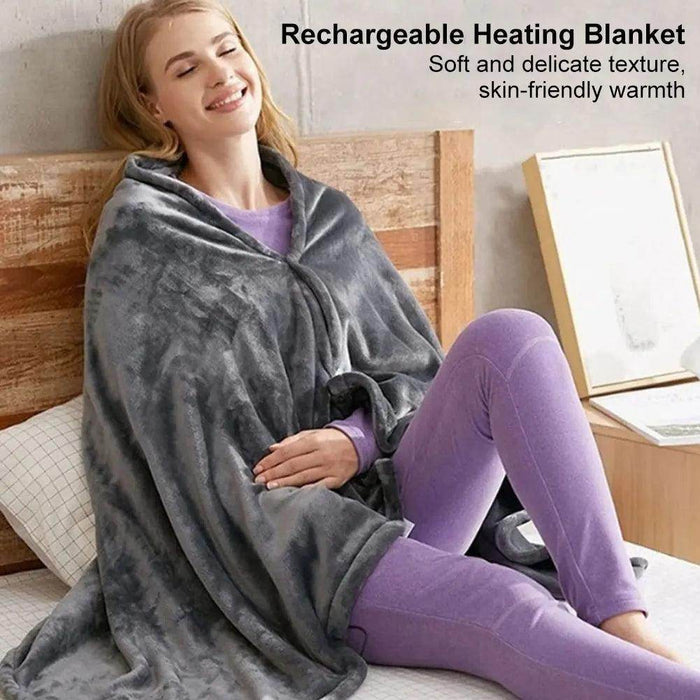 USB Electric Heated Throw Blanket - eZthings USA WE SORT ALL THE CRAZIEST GADGETS, GIZMOS, TOYS & TECHNOLOGY, SO YOU DON'T HAVE TO.