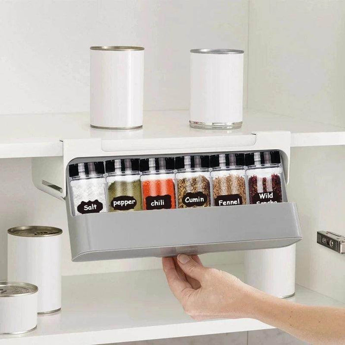 Kitchen Storage Rack spice rack organizer - eZthings USA WE SORT ALL THE CRAZIEST GADGETS, GIZMOS, TOYS & TECHNOLOGY, SO YOU DON'T HAVE TO.