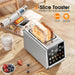 Stainless Steel Smart Digital Toaster - eZthings USA WE SORT ALL THE CRAZIEST GADGETS, GIZMOS, TOYS & TECHNOLOGY, SO YOU DON'T HAVE TO.