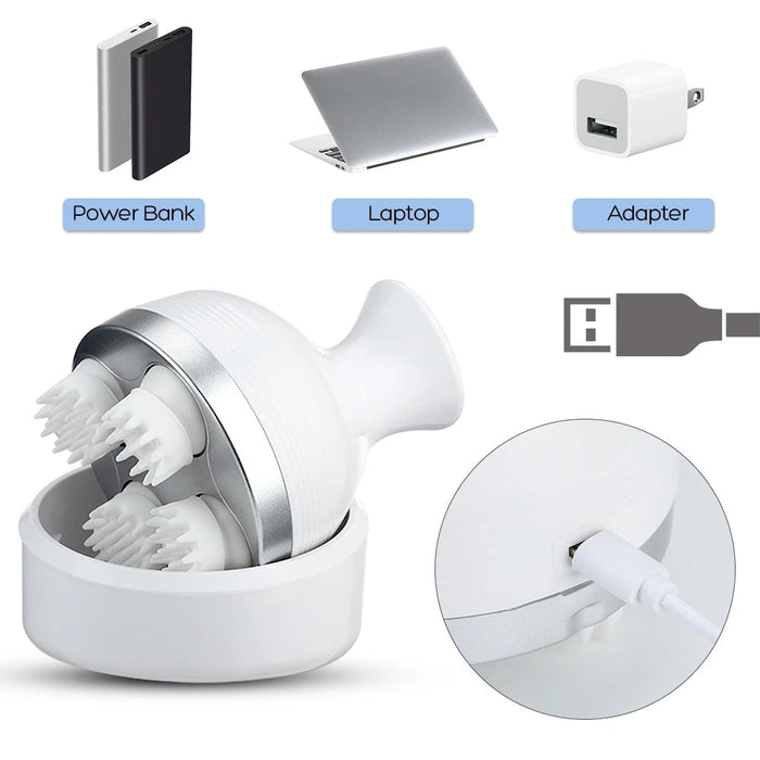 Deep Tissue Waterproof Scalp & Body Massager