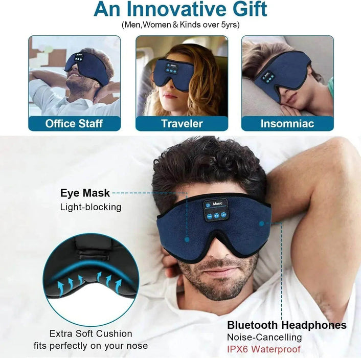 Wireless Sleep Headphones for Side Sleepers - eZthings USA WE SORT ALL THE CRAZIEST GADGETS, GIZMOS, TOYS & TECHNOLOGY, SO YOU DON'T HAVE TO.