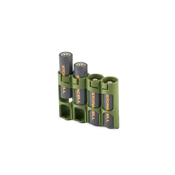 Slim Line AA 4 Pack (Military Green) - eZthings USA WE SORT ALL THE CRAZIEST GADGETS, GIZMOS, TOYS & TECHNOLOGY, SO YOU DON'T HAVE TO.