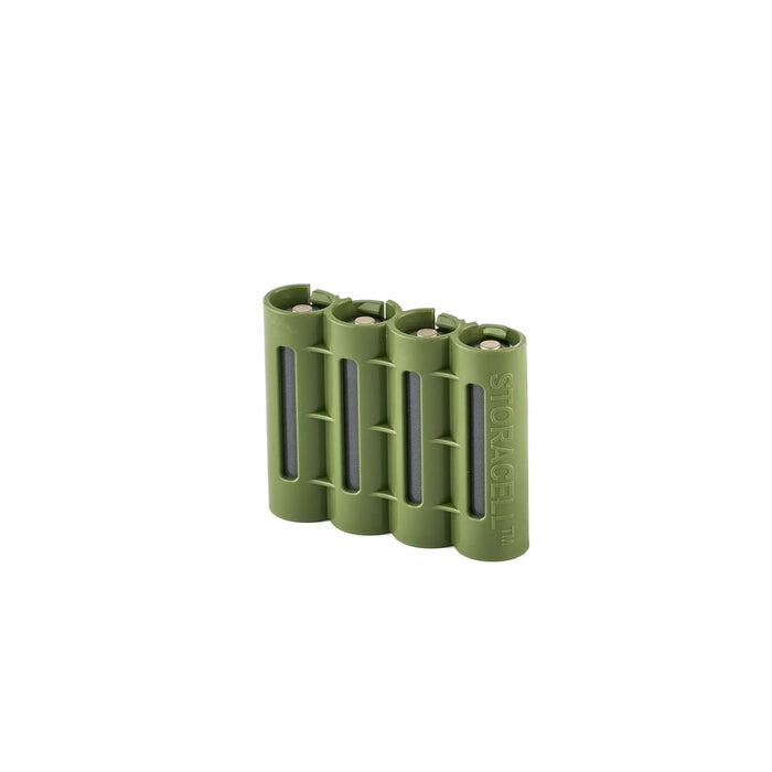 Slim Line AA 4 Pack (Military Green) - eZthings USA WE SORT ALL THE CRAZIEST GADGETS, GIZMOS, TOYS & TECHNOLOGY, SO YOU DON'T HAVE TO.