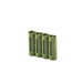 Slim Line AA 4 Pack (Military Green) - eZthings USA WE SORT ALL THE CRAZIEST GADGETS, GIZMOS, TOYS & TECHNOLOGY, SO YOU DON'T HAVE TO.