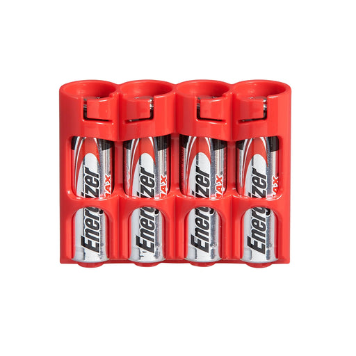 Slim Line AA 4 Pack (Red) - eZthings USA WE SORT ALL THE CRAZIEST GADGETS, GIZMOS, TOYS & TECHNOLOGY, SO YOU DON'T HAVE TO.