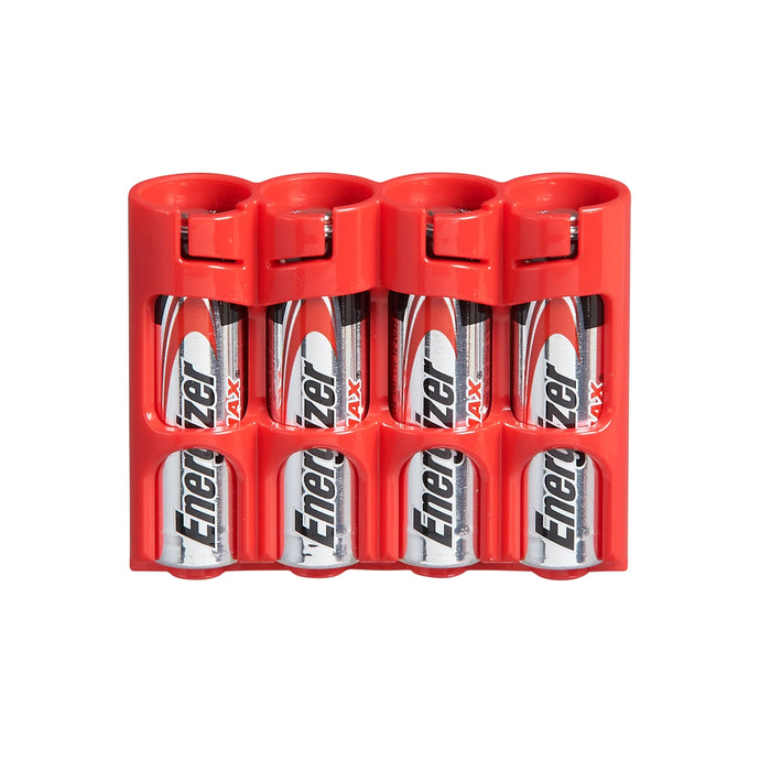 Slim Line AA 4 Pack (Red) - eZthings USA WE SORT ALL THE CRAZIEST GADGETS, GIZMOS, TOYS & TECHNOLOGY, SO YOU DON'T HAVE TO.