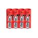 Slim Line AA 4 Pack (Red) - eZthings USA WE SORT ALL THE CRAZIEST GADGETS, GIZMOS, TOYS & TECHNOLOGY, SO YOU DON'T HAVE TO.