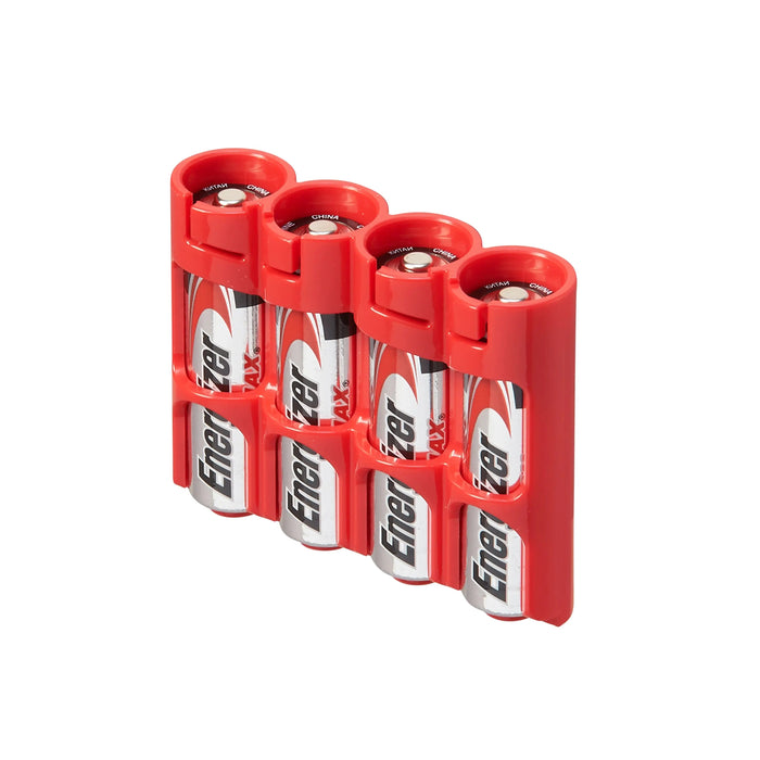 Slim Line AA 4 Pack (Red) - eZthings USA WE SORT ALL THE CRAZIEST GADGETS, GIZMOS, TOYS & TECHNOLOGY, SO YOU DON'T HAVE TO.