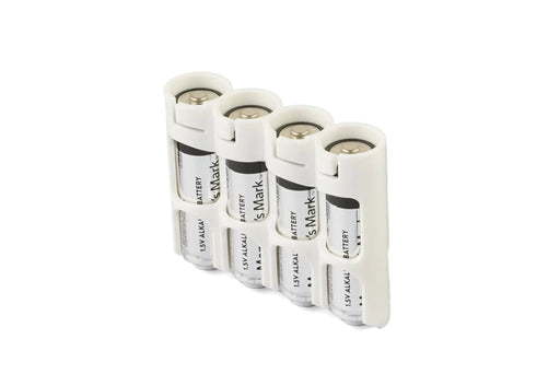Slim Line AA 4 Pack (WHITE) - eZthings USA WE SORT ALL THE CRAZIEST GADGETS, GIZMOS, TOYS & TECHNOLOGY, SO YOU DON'T HAVE TO.
