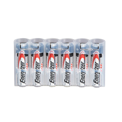 Slim Line AA 6 Pack (Clear) - eZthings USA WE SORT ALL THE CRAZIEST GADGETS, GIZMOS, TOYS & TECHNOLOGY, SO YOU DON'T HAVE TO.
