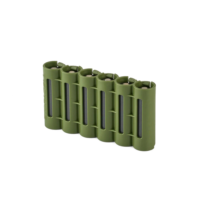 Slim Line AA 6 Pack (Military Green) - eZthings USA WE SORT ALL THE CRAZIEST GADGETS, GIZMOS, TOYS & TECHNOLOGY, SO YOU DON'T HAVE TO.
