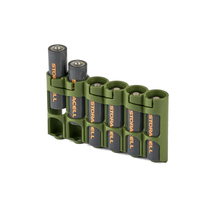 Slim Line AA 6 Pack (Military Green) - eZthings USA WE SORT ALL THE CRAZIEST GADGETS, GIZMOS, TOYS & TECHNOLOGY, SO YOU DON'T HAVE TO.