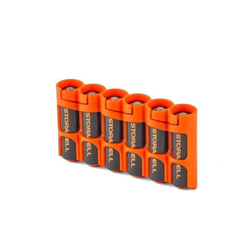 Slim Line AA 6 Pack (Orange) - eZthings USA WE SORT ALL THE CRAZIEST GADGETS, GIZMOS, TOYS & TECHNOLOGY, SO YOU DON'T HAVE TO.