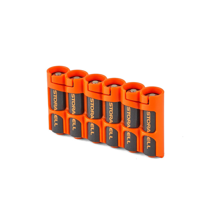 Slim Line AA 6 Pack (Orange) - eZthings USA WE SORT ALL THE CRAZIEST GADGETS, GIZMOS, TOYS & TECHNOLOGY, SO YOU DON'T HAVE TO.