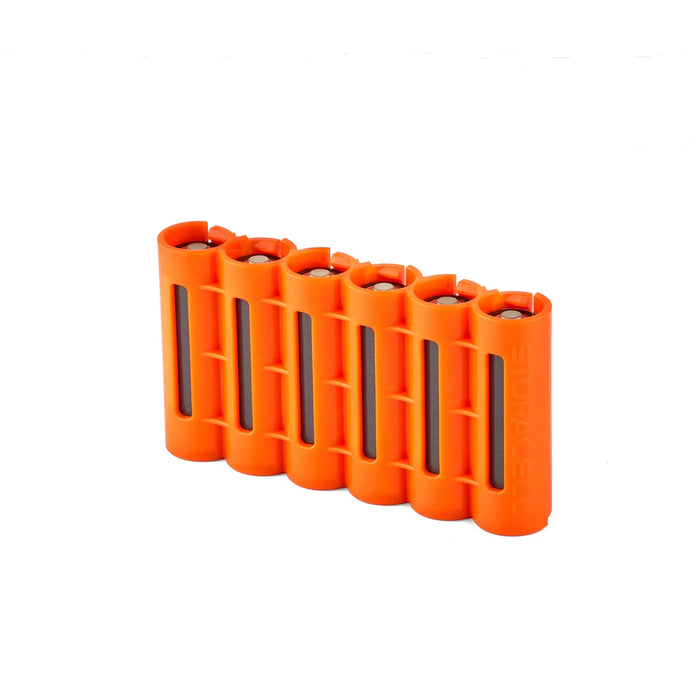 Slim Line AA 6 Pack (Orange) - eZthings USA WE SORT ALL THE CRAZIEST GADGETS, GIZMOS, TOYS & TECHNOLOGY, SO YOU DON'T HAVE TO.