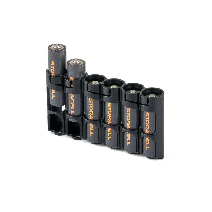 Slim Line AA 6 Pack (Tuxedo Black) - eZthings USA WE SORT ALL THE CRAZIEST GADGETS, GIZMOS, TOYS & TECHNOLOGY, SO YOU DON'T HAVE TO.