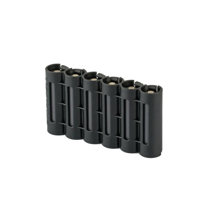 Slim Line AA 6 Pack (Tuxedo Black) - eZthings USA WE SORT ALL THE CRAZIEST GADGETS, GIZMOS, TOYS & TECHNOLOGY, SO YOU DON'T HAVE TO.