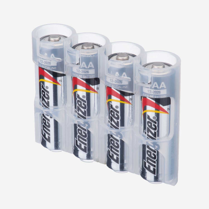 Slim Line AA 4 Pack (Clear) - eZthings USA WE SORT ALL THE CRAZIEST GADGETS, GIZMOS, TOYS & TECHNOLOGY, SO YOU DON'T HAVE TO.