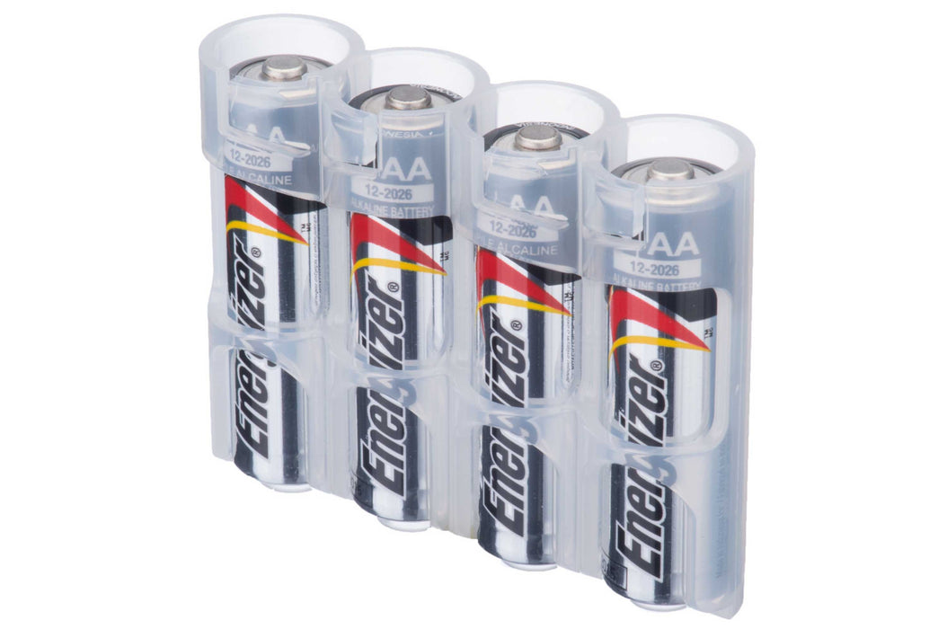 Slim Line AA 4 Pack (Clear) - eZthings USA WE SORT ALL THE CRAZIEST GADGETS, GIZMOS, TOYS & TECHNOLOGY, SO YOU DON'T HAVE TO.