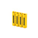 Slim Line AAA 4 Pack (Yellow) - eZthings USA WE SORT ALL THE CRAZIEST GADGETS, GIZMOS, TOYS & TECHNOLOGY, SO YOU DON'T HAVE TO.