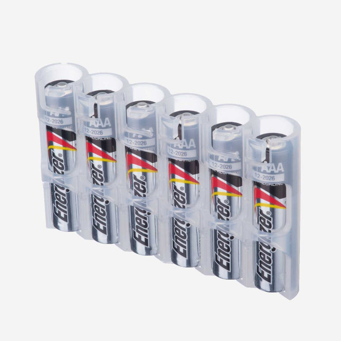 Slim Line AAA 6 Pack (Clear) - eZthings USA WE SORT ALL THE CRAZIEST GADGETS, GIZMOS, TOYS & TECHNOLOGY, SO YOU DON'T HAVE TO.
