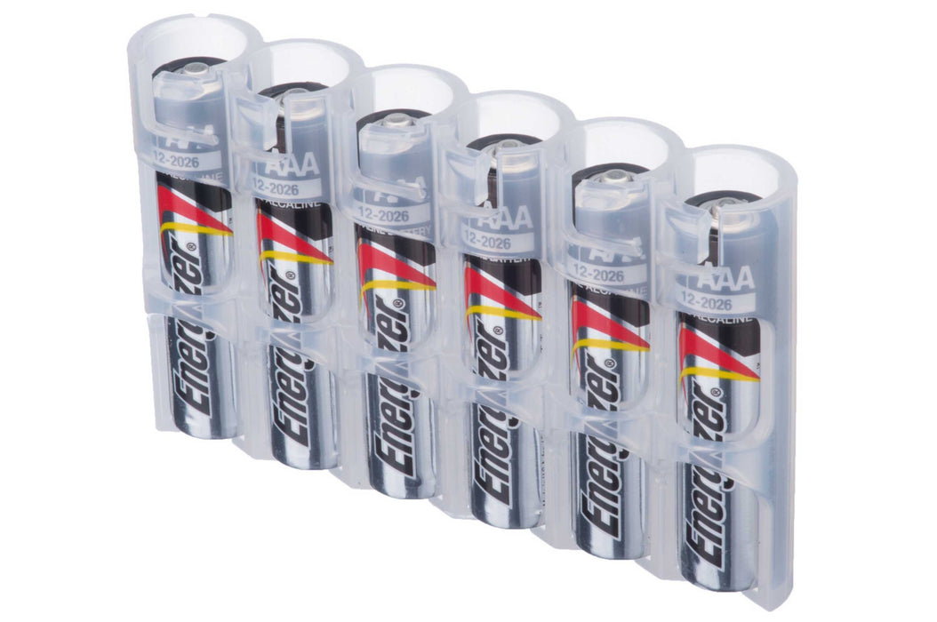Slim Line AAA 6 Pack (Clear) - eZthings USA WE SORT ALL THE CRAZIEST GADGETS, GIZMOS, TOYS & TECHNOLOGY, SO YOU DON'T HAVE TO.