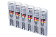 Slim Line AAA 6 Pack (Clear) - eZthings USA WE SORT ALL THE CRAZIEST GADGETS, GIZMOS, TOYS & TECHNOLOGY, SO YOU DON'T HAVE TO.