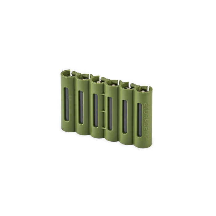 Slim Line AAA 6 Pack (Military Green) - eZthings USA WE SORT ALL THE CRAZIEST GADGETS, GIZMOS, TOYS & TECHNOLOGY, SO YOU DON'T HAVE TO.