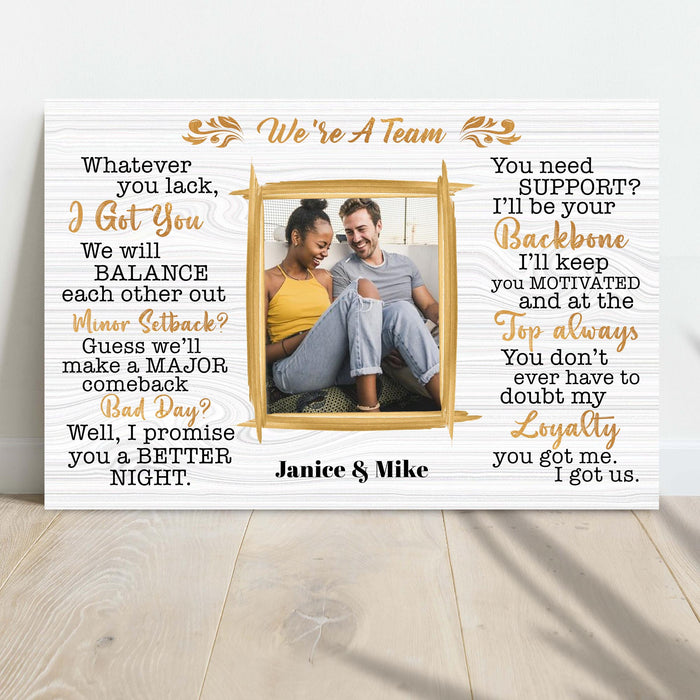 We're A Team Couple Sign IV
