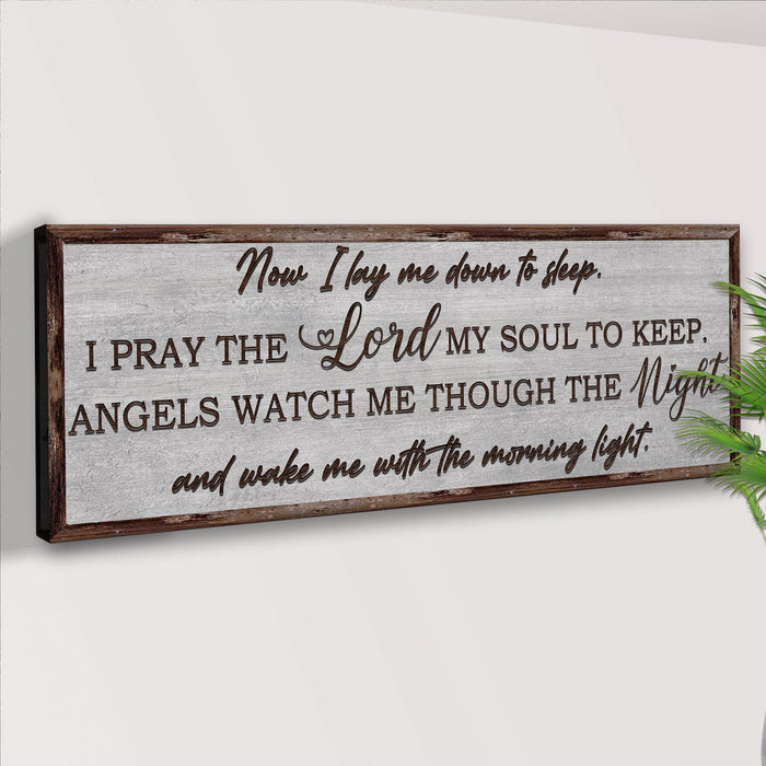 Now I Lay Me Down To Sleep Sign