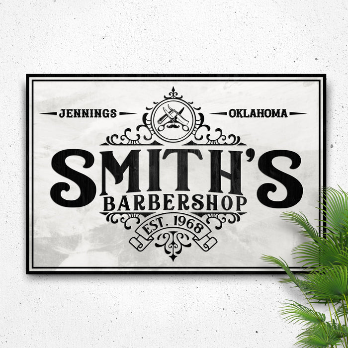 Barbershop Sign IV