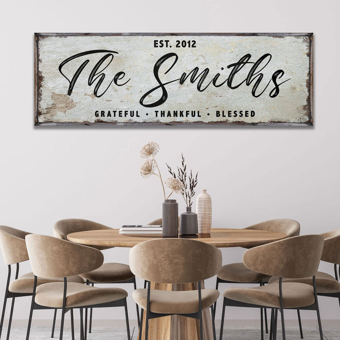 Thanksgiving Family Sign II