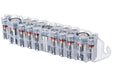 The Original Battery Caddy (Clear) - eZthings USA WE SORT ALL THE CRAZIEST GADGETS, GIZMOS, TOYS & TECHNOLOGY, SO YOU DON'T HAVE TO.