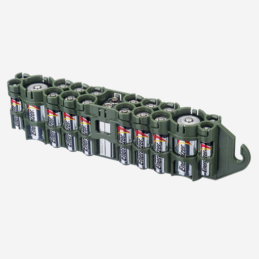 The Original Battery Caddy (Military Green) - eZthings USA WE SORT ALL THE CRAZIEST GADGETS, GIZMOS, TOYS & TECHNOLOGY, SO YOU DON'T HAVE TO.