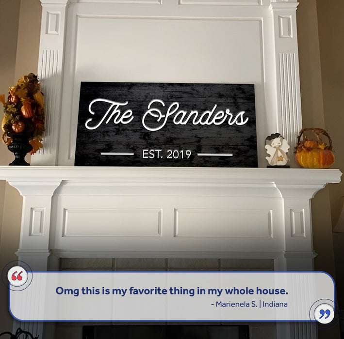 Family Name Sign V