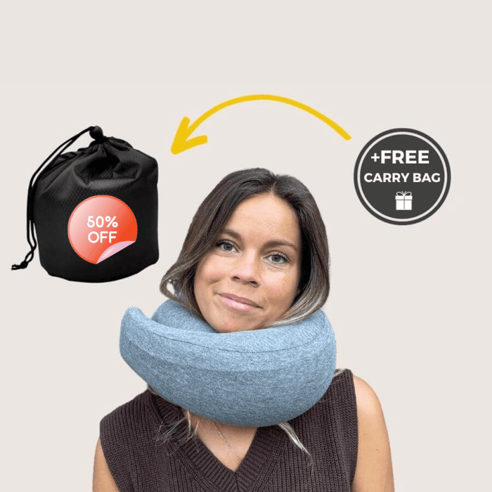 Travel neck pillow sleeping pillow - eZthings USA WE SORT ALL THE CRAZIEST GADGETS, GIZMOS, TOYS & TECHNOLOGY, SO YOU DON'T HAVE TO.