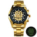 Mechanical Watch Men Skull Golden Stainless Steel Strap Skeleton Man Watch - eZthings USA WE SORT ALL THE CRAZIEST GADGETS, GIZMOS, TOYS & TECHNOLOGY, SO YOU DON'T HAVE TO.