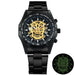 Mechanical Watch Men Skull Golden Stainless Steel Strap Skeleton Man Watch - eZthings USA WE SORT ALL THE CRAZIEST GADGETS, GIZMOS, TOYS & TECHNOLOGY, SO YOU DON'T HAVE TO.