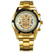 Mechanical Watch Men Skull Golden Stainless Steel Strap Skeleton Man Watch - eZthings USA WE SORT ALL THE CRAZIEST GADGETS, GIZMOS, TOYS & TECHNOLOGY, SO YOU DON'T HAVE TO.